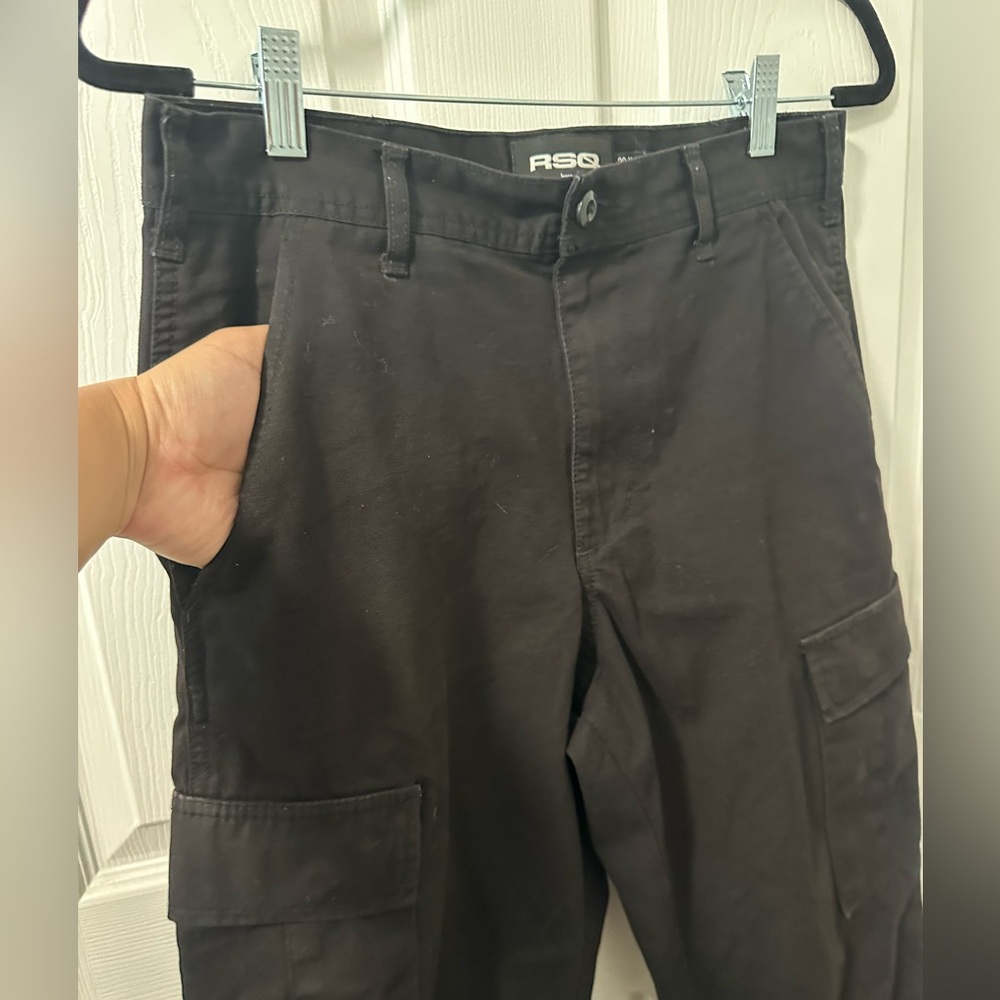 RSQ by Tillys Mens Loose Cargo Pants - black 28 x 30 - Picture 4 of 13
